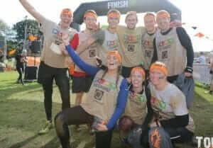Charter Tax take part in Tough Mudder 2016: Full team pose after completion