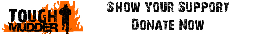 Tough mudder donate banner