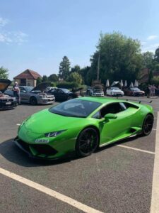 Green Lamborghini Reventón